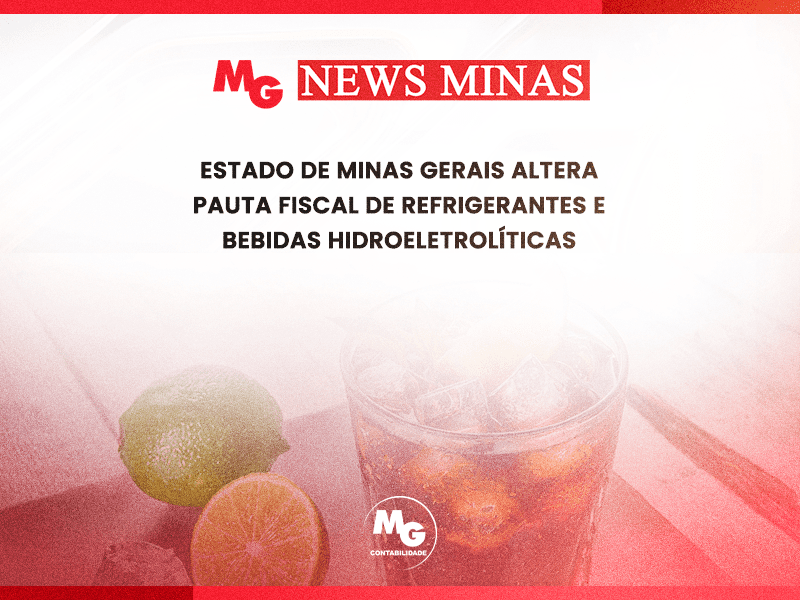 PAUTA FISCAL DE REFRIGERANTES E BEBIDAS HIDROELETROLÍTICAS