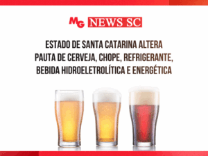 Estado de Santa Catarina altera pauta de cerveja, chope, refrigerante, bebida hidroeletrolítica e energética